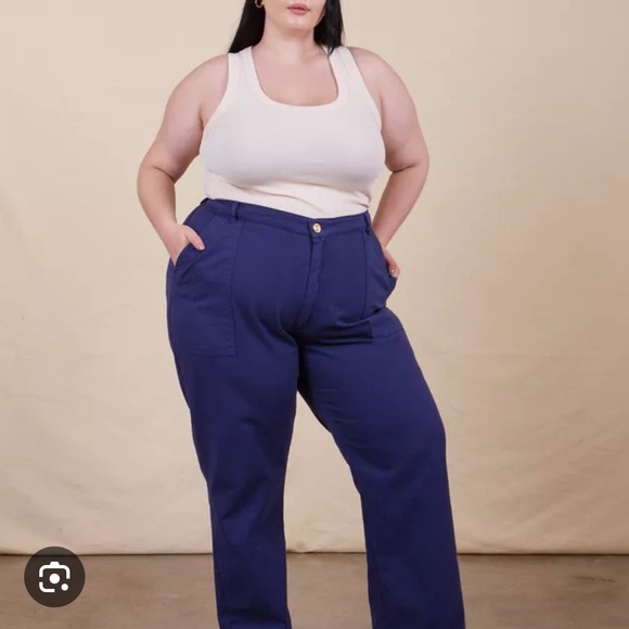 Big Bud Press Work Pants - Navy Petite - Picture 2 of 6